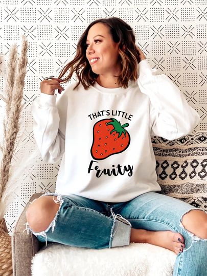 Strawberry Sweatshirt Strawberry Fruit Sweatshirts That's Little