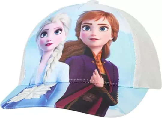 Disney Girls Frozen Baseball Cap - Princess Elsa and Anna Cap