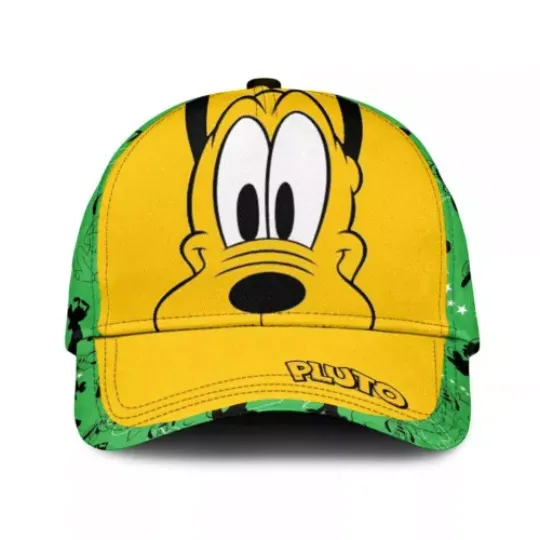 Cute Pluto Dog Face I'm A Big Fan Of Pluto Classic Baseball Cap Mother Day Gift