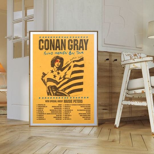 Conan Gray Tour North America 2024 Poster