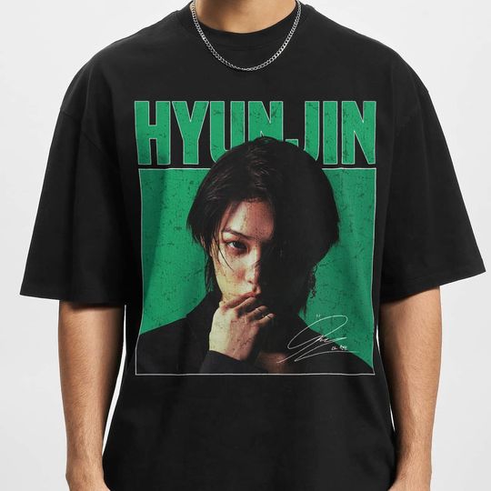 Hyunjin Straykids Kpop Inspired Vintage Graphic Shirt, Hyunjin Retro T Shirt