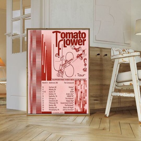Tomato Flower 2024 March Tour Poster