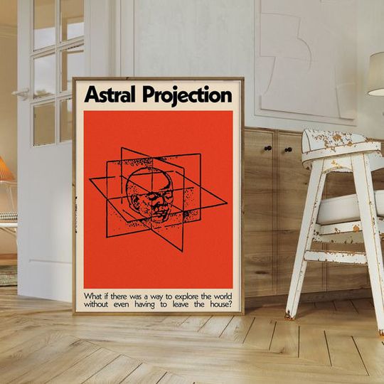Astral Projection Poster, Home Decor