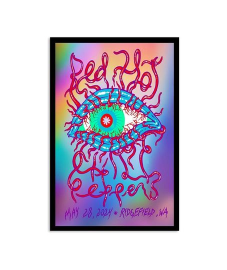 Red Hot Chili Peppers May 28th 2024 Poster