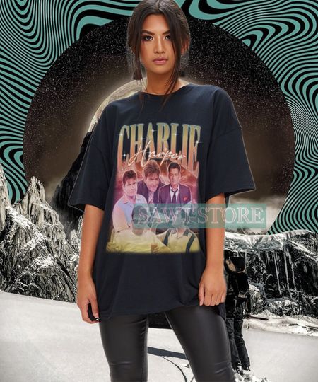 CHARLIE HARPER Vintage Shirt, Charlie Sheen Actor Tee, Charlie Harper T-Shirt
