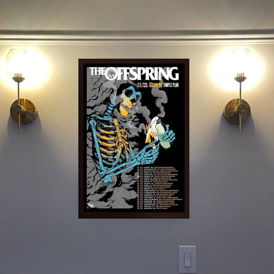 The off Spring US Tour 2023 Poster, Home Decor, Wall Decor