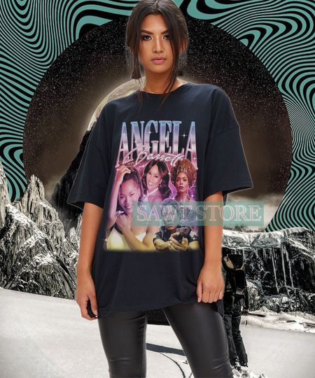 Retro ANGELA BASSETT 90s T-shirt - Angela Bassett Homage Tees, Angela Bassett 90's Shirt