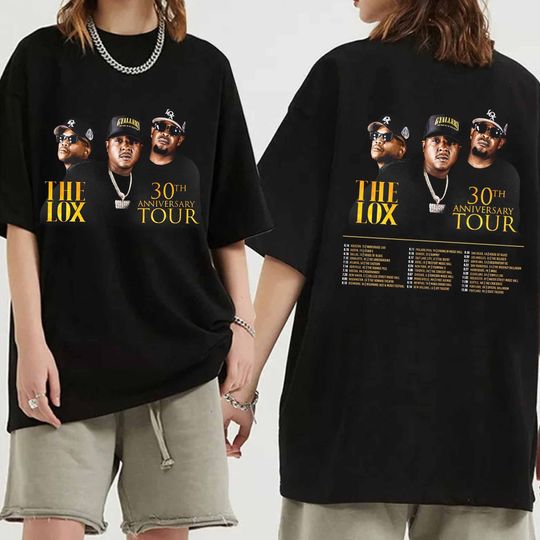 The Lox 30th Anniversary Tour 2024 Double Sided Shirt
