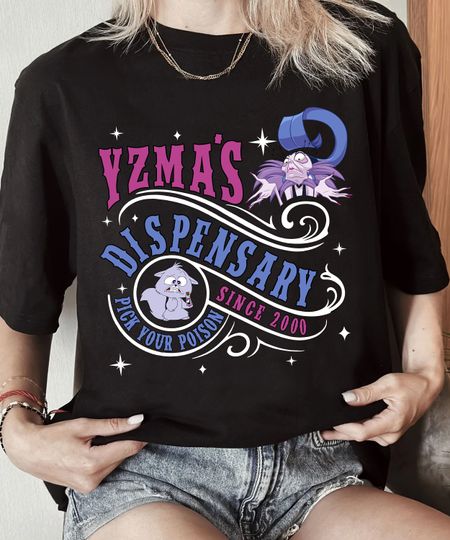 Disney Emperor's New Groove T-shirt, Kuzco Llama Potion Shirt, Disney Villains Shirt