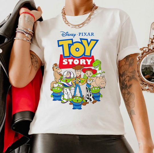 Disney Toy Story Buzz Woody Jessie Graphic T-Shirt, Disneyland Family Matching