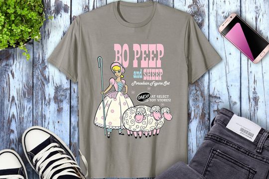 Disney Toy Story 4 Bo Peep and Sheep Funny Disneyland Family Matching Shirt