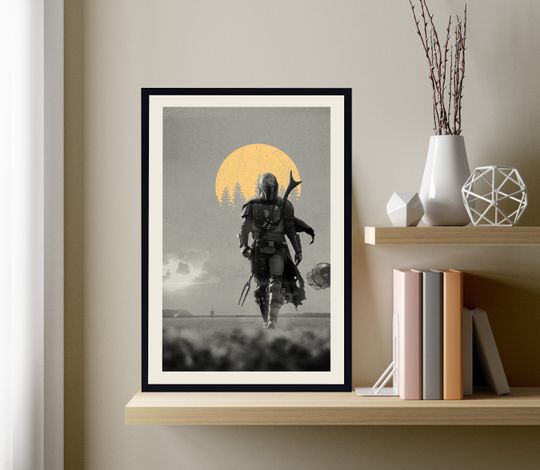 The Mandalorian Poster, Star Wars Poster, Movie Poster