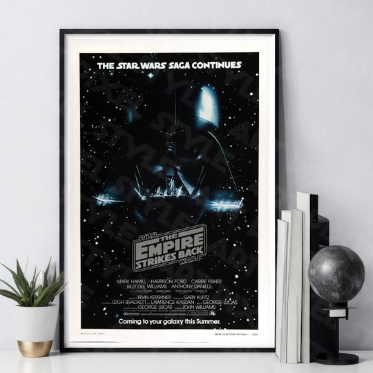 Star Wars Empire strikes Back Movie Poster Rare