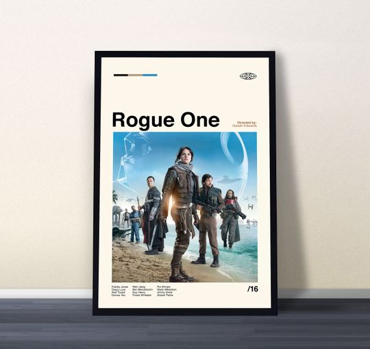 Rogue One Movie Poster, Rogue One Print, Star Wars Poster