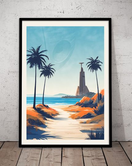 Scarif - Star Wars Travel Poster, Star Wars Planet