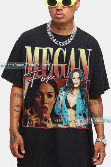 Megan Fox Vintage Shirt, MEGAN Denise Fox Tshirt Megan Fox Fan Tees