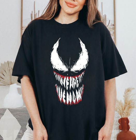 Venom We Are Venom Face Grin Graphic Shirt, Disneyland Family Matching Shirt