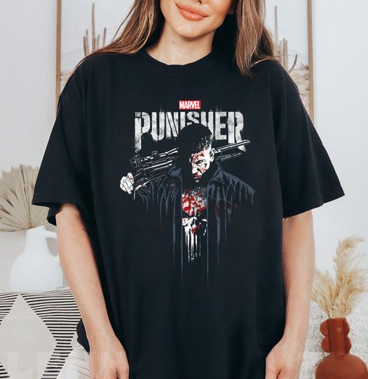 The Punisher Frank Castle Vigilante T-Shirt, Disneyland Family Matching Shirt