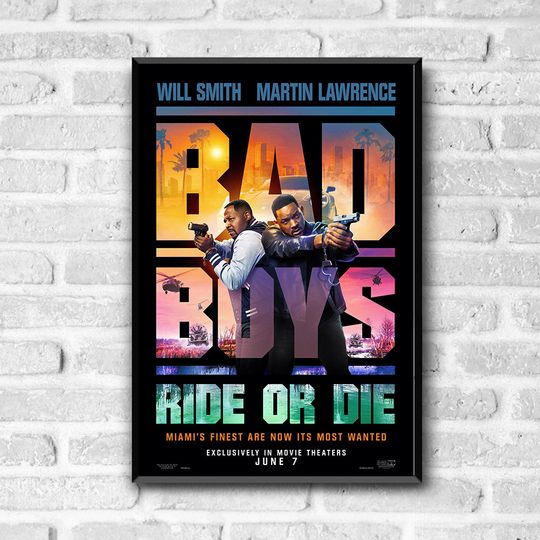 Bad Boys Ride or Die (2024) Movie Poster, Movie Posters