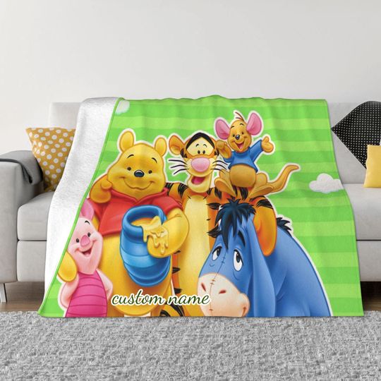 Two Layers Blanket Disney Collection Custom Name