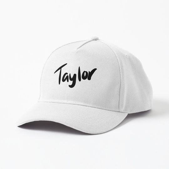 Taylor Name Handwriting Signature in Black Text Cap