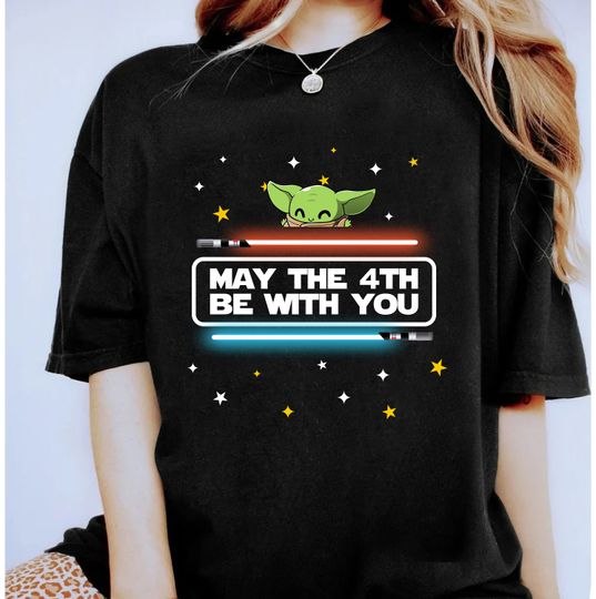 Star Wars May The 4th Be With You Baby Yoda T-Shirt, Star Wars Day Shirt