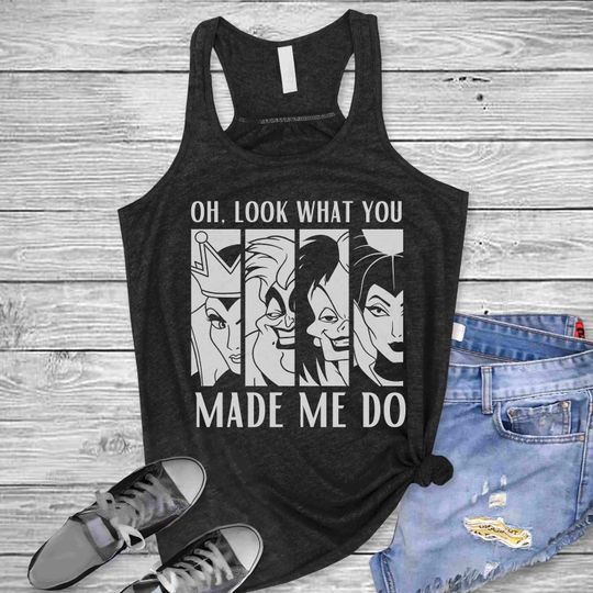 Look What You Made Me Do Disney Villains Racerback