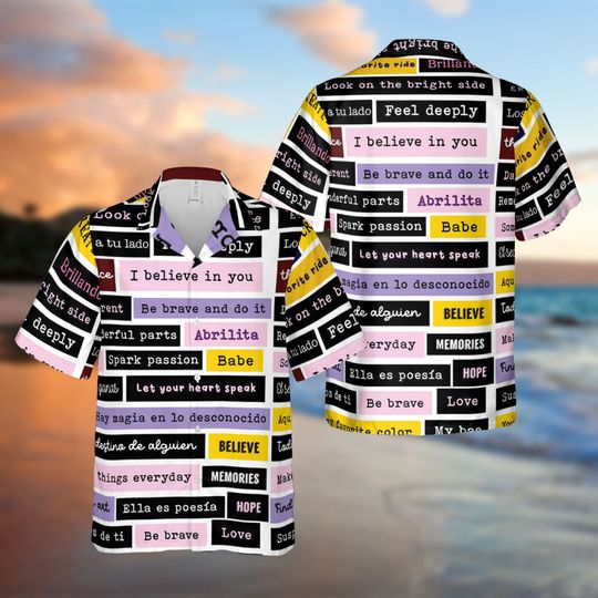Encourage Quotes Funny Hawaiian Shirt, Summer Party Gift, Beach Party Hawaiian Shirt