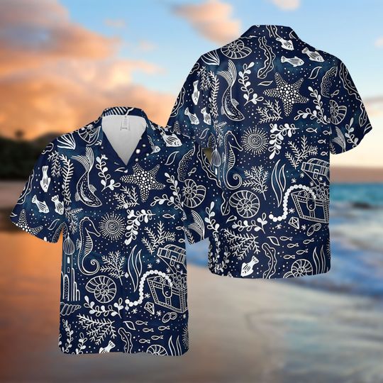 Summer Trip Hawaii Shirt, Retro Hawaiian Shirt, Tropical Vacation Aloha Shirt