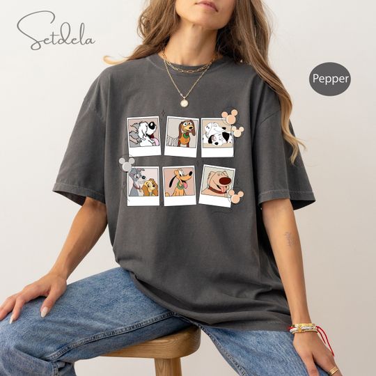 Vintage Disney Mickey Polaroid Comfort Colors T-Shirt, Mickey and Friends Shirt