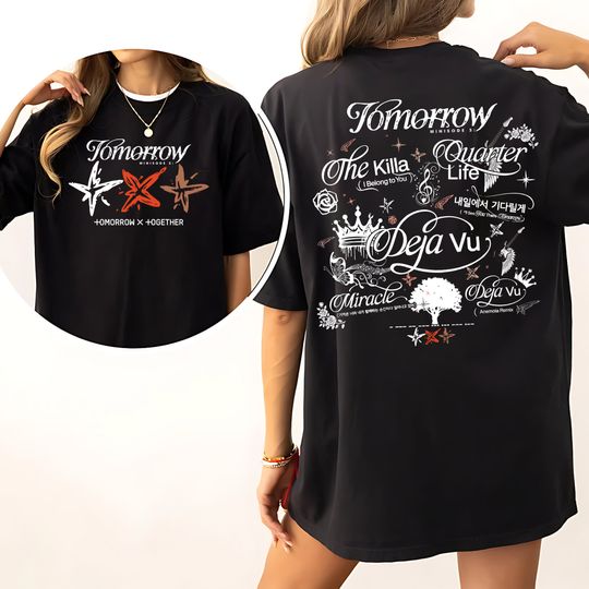 TomorrowxTogether Tomorrow Tracklist Shirt, T.XT Tomorrow Minisode 3 Shirt