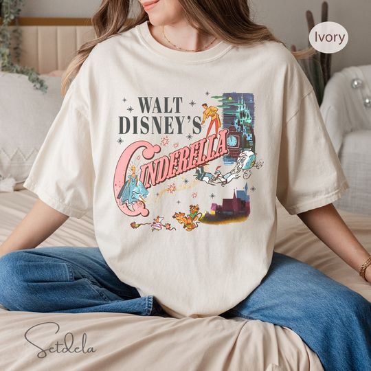 Retro Disney Cinde Shirt T-Shirt, Disney Princess Shirt, Disney Princess Tee, Disneyland