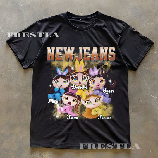 Retro Newjeans shirt, NewJeans Right Now shirt,  Newjeans is Everywhere Tee
