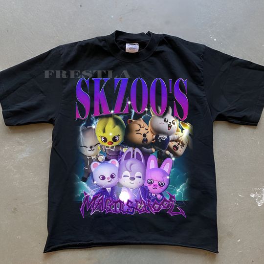 SKZOO's Magic School Tshirt, Vintage Stray Kids shirt, SKZ 4h Fan meeting , You Make Stray Kids Stay Shirt