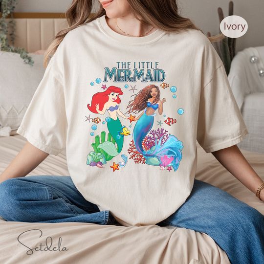 Vintage Little Mermaid Shirt, Black Girl Magic Shirt, Black Queen Shirt