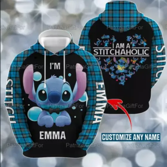 Stitch 3D HOODIE Mother Day Gift All Over Print