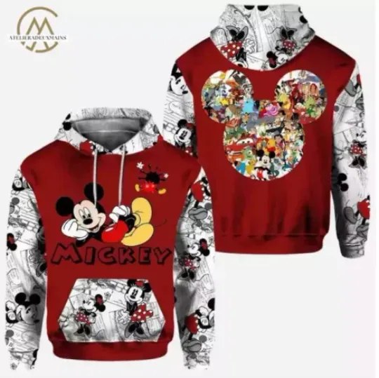 Magic Mickey Mouse Ears 3D HOODIE Mother Day Gift Best Price All Over Print