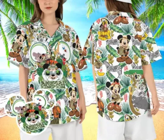 Tropical Disneyland Safari 3D HAWAII SHIRT Mother Day Gift All Over Print