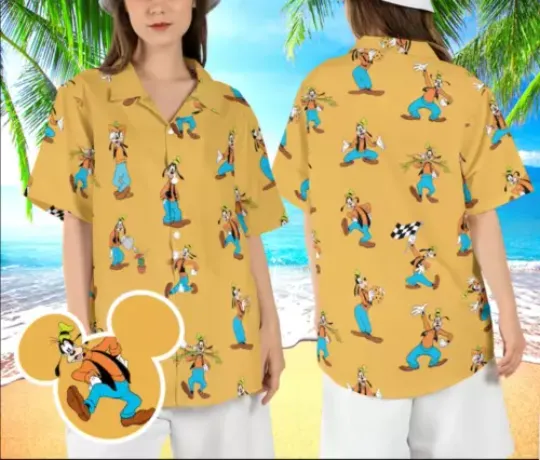 Goofy 3D HAWAII SHIRT Mother Day Gift All Over Print