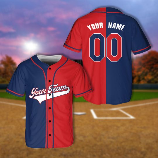 Custom 2 Baseball Team Personalized Baseball Team Jersey Baseball Shirt