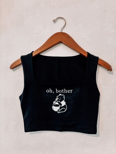 oh, bother crop tank  Toddler Minnie Mouse Crop