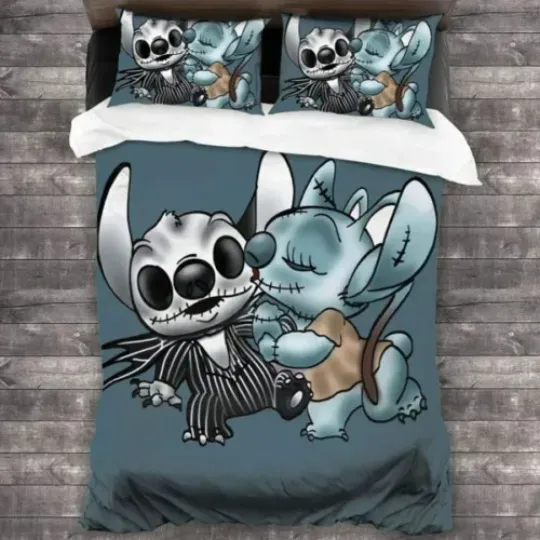 Stitch & Lilo Nightmare Before Xmas Bedding Set