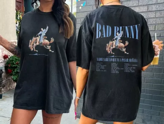 Bad Bunny Nadie Sabe Shirt, Bad Bunny Tour Shirt