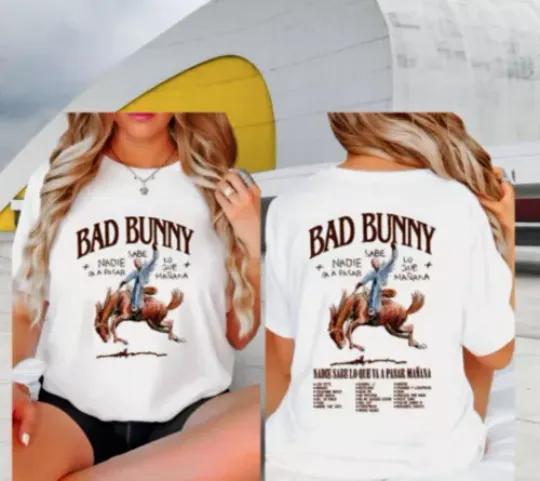 Bad Bunny Most Wanted Tour Shirt, 2024 Nadie Sabe Shirt