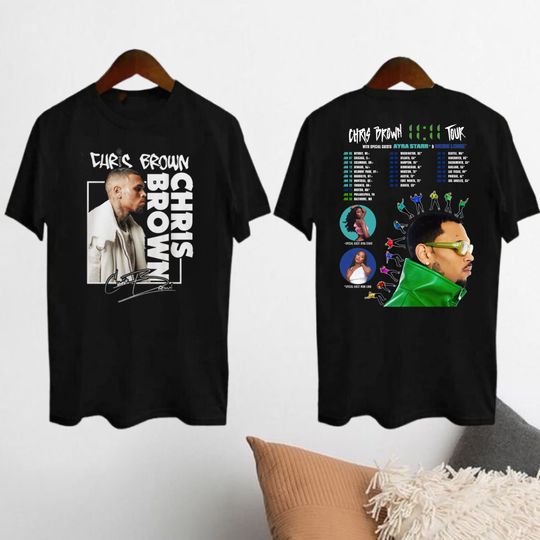 2024 Chris Brown 11:11 Tour Shirt, Chris Brown Fan Shirt, Chris Brown Signature Shirt