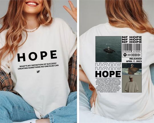 Vintage Hope Tour 2023 Merch, NF Hope Tour Shirt, NF Hope Tour 2023 Shirt, Rapper NF Fan Shirt