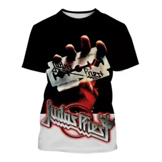 Judas Priest Breaking The Law 3D T-Shirt