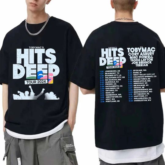 TobyMac Shirt, Hits Deep Tour 2024 Shirt, TobyMac Hits Deep 2024 Concert Shirt, TobyMac Fan Shirt