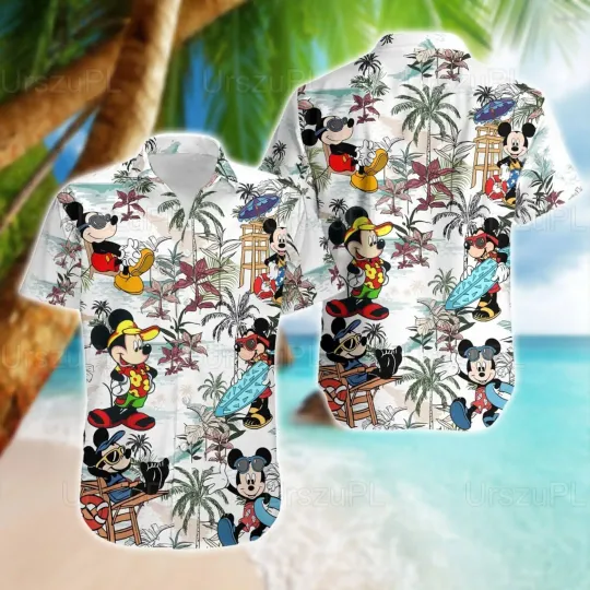 New Pirate Mickey Mouse Hawaiian Shirts Disney Hawaiian Shirts
