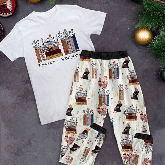 Taylo version Pajamas Set, Personalized Family Pajamas, Family Christmas Pajamas Set